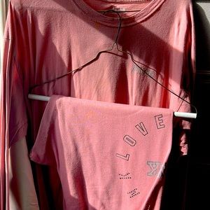 used Victoria’s Secret pink sweatsuit